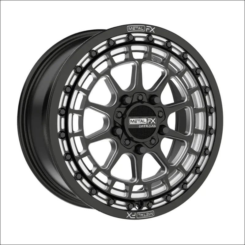 17 Outlaw R Beadlock | Satin Black Contrast Cut - 17x7 | +61mm/6 + 1 | 5x4.5 | 78539 (Polaris 5-Lug Only)