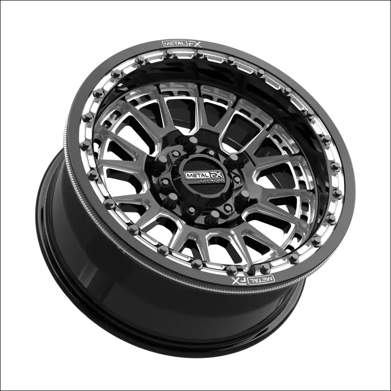 17 Slayer 6R Beadlock | Gloss Black Contrast Cut - 17x8 | +0mm/4 + 4 | 6x5.5 | 98621 (Maverick R) - Wheels