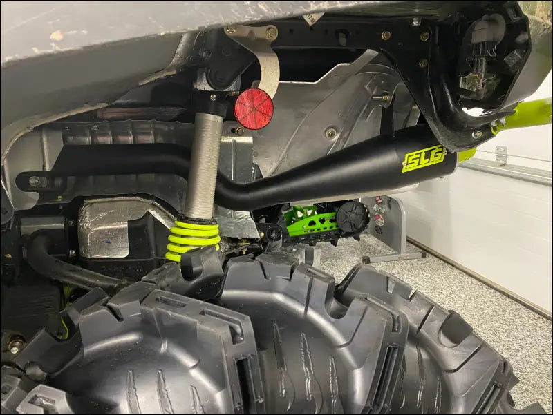 2012-2024 Gen 2 CanAm Outlander 650-800-850-1000cc Sniper Quiet Series Slip On - Raw stainless / Billet / Oxygen Sensor