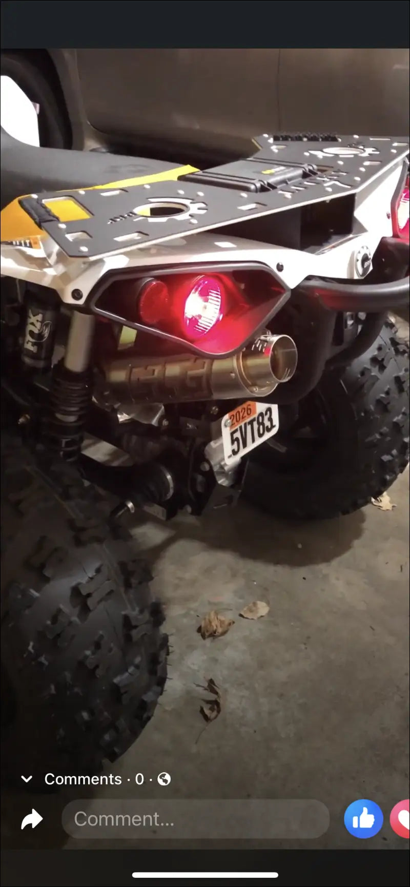 2012-2025 Gen 2 CanAm Renegade (non-XMR) 500-570-650-800-850-1000cc Bomber Quiet Series Slip On - Raw stainless/Large