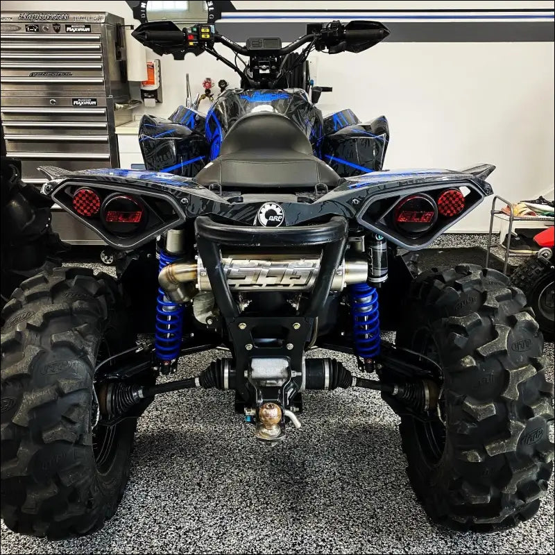 2012-2026 Gen 2 CanAm Renegade (non-XMR) 500-570-650-800-850-1000cc Bomber Performance Series Slip On Side Exit - Raw