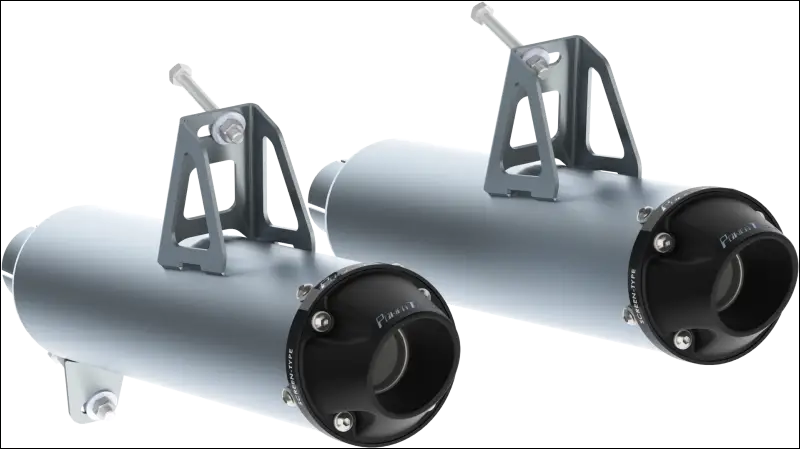 2013-2018 Maverick 1000 Dual Performance Series Straight Core Slip-On Exhaust AT-9207PT