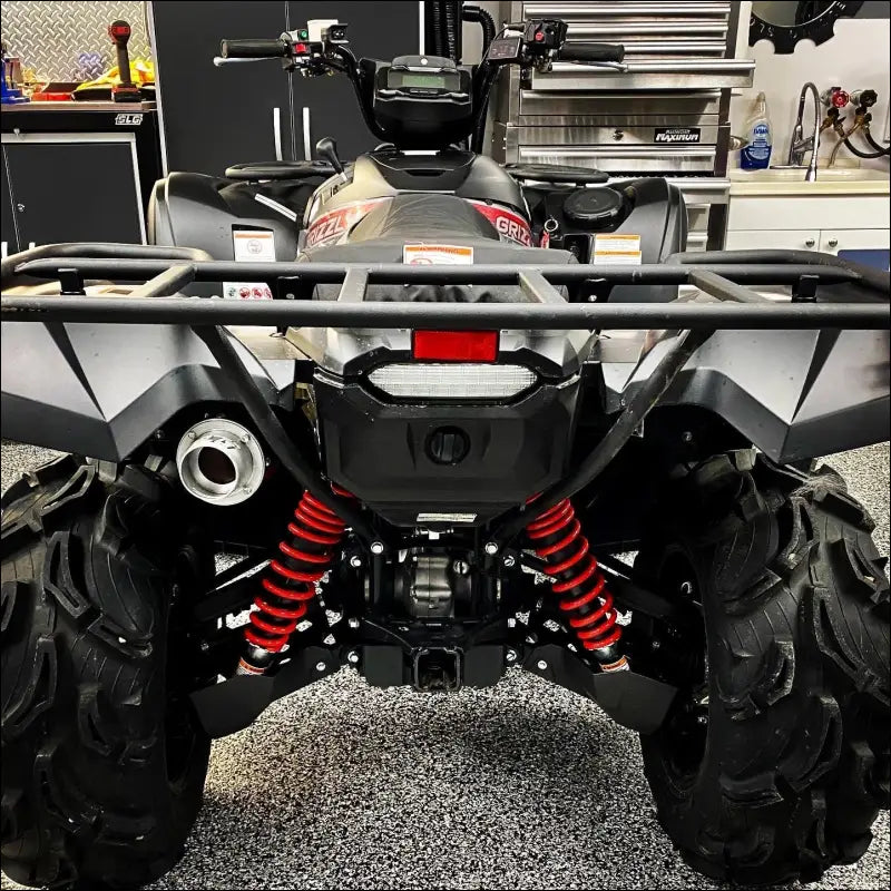 2016-2024 Yamaha Grizzly/Kodiak 700cc Sniper Performance Series Slip On - Raw stainless / Blank / Removable spark