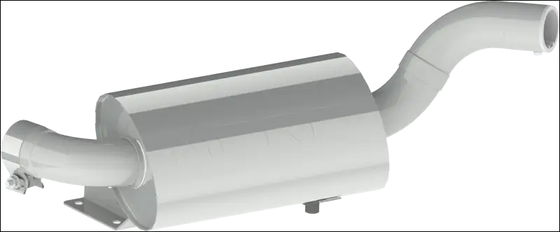 2019-2021 Maverick Sport 1000R Series Chambered Core Slip-On Exhaust AT-9211SP