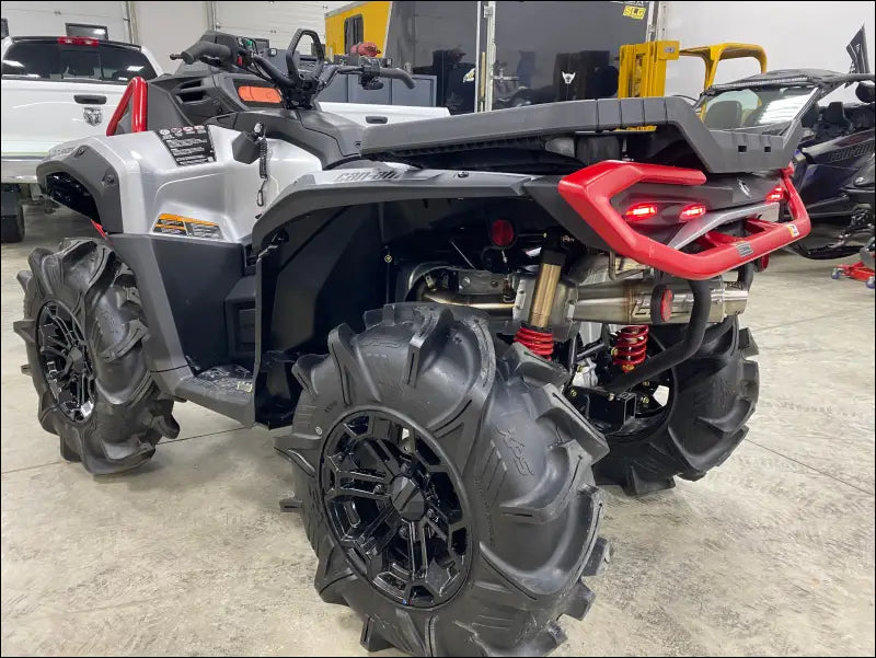 2025 Gen 3 CanAm Outlander 850-1000cc All Models Sniper Performance Series Slip On - Raw Stainless/Small Logo / Billet