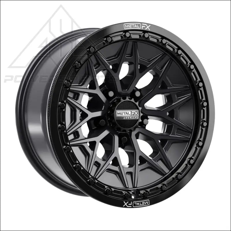 Alpha R Beadlock | Satin Black w/ Gloss Ring