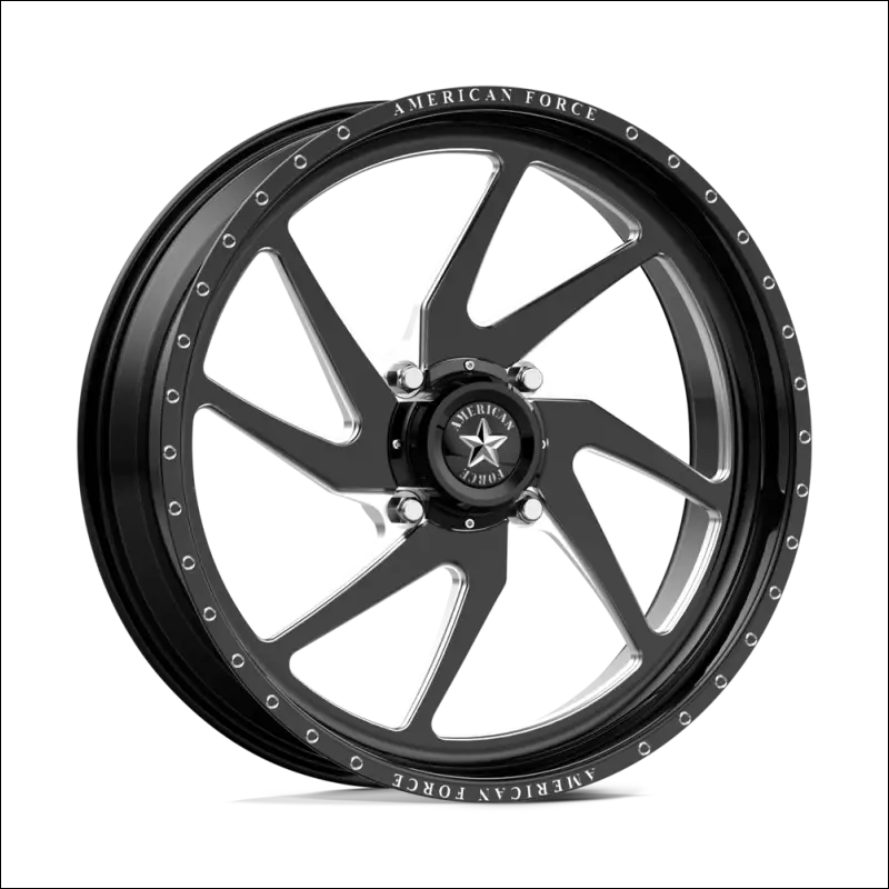 American Force K02 SONIC UTV - 4x156 / 20 / Black And Milled - Wheels