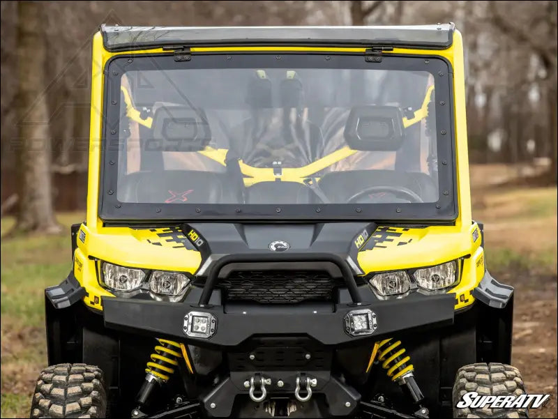 Can-Am Defender HD5 MaxDrive Power Flip Windshield - Front Windshields