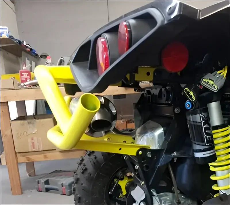 Empire Industries 16-24 Can-am Renegade XMR Single Slip - Brushed / Raw - Exhaust