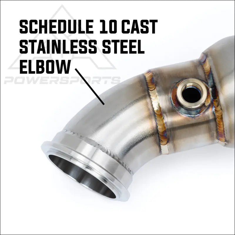 EVP Racing 3 Inch Down Pipe with Bullet Muffler for 2024 Can-Am Maverick R - Exhaust