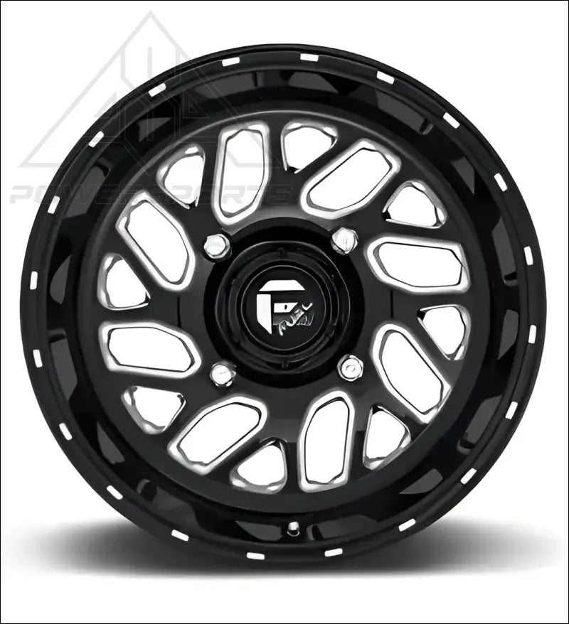 Fuel D581 Triton Non-Beadlock Wheel Gloss Black Milled - Wheels