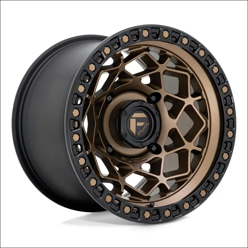 Fuel D785 Unit UTV Non-Beadlock Bronze w/ Matte Black Ring - 15x7 / 4x137 / + 10mm - Wheels