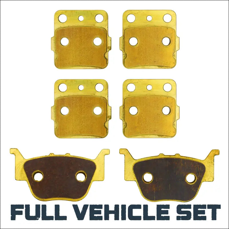Honda Rancher/Foreman TRX420/TRX500/TRX520 2009-2026 Brass Brake Pad Set - Full Vehicle - Brakes