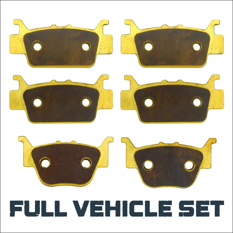 Honda Rincon TRX680/Rubicon 700 2008-2026 Brass Brake Pad Set - Full Vehicle - Parts & Accessories