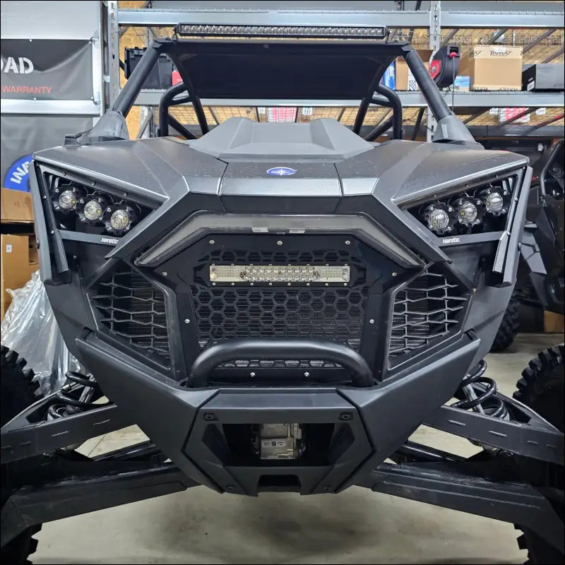 Infinite Offroad | RZR PRO GRILLE W/ 102W LIGHT BAR - NO - LIGHTS