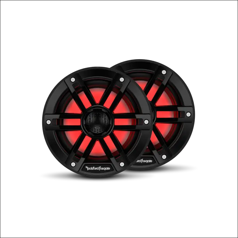 M1 6” Color Optix™ Marine 2-Way Speakers - Black - Audio