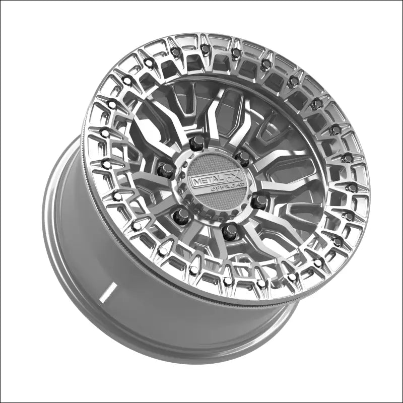 Mayhem 6R Beadlock | Gloss Silver Machined - 15x8 | +0mm | 6x139.7 | 98882