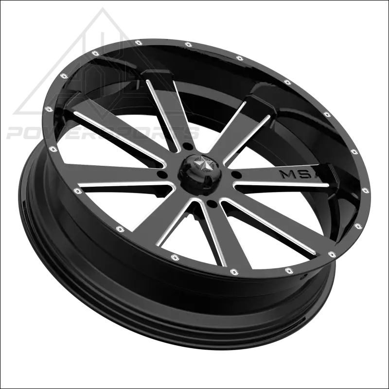 MSA M34 Flash - Gloss Black Milled - Wheels
