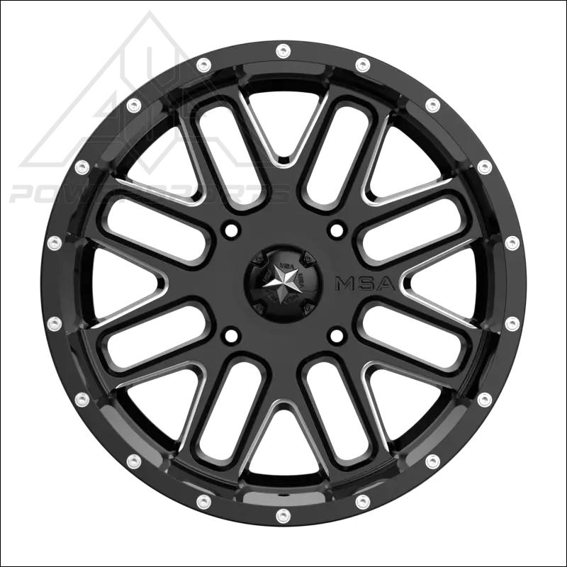 MSA M35 Bandit - Gloss Black Milled - Wheels