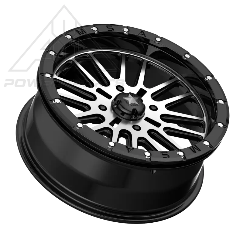 MSA M37 Brute Beadlock - Gloss Black Machined - Wheels