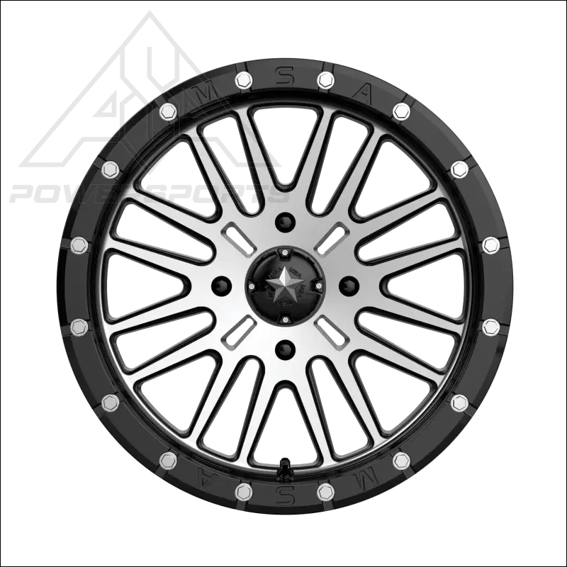 MSA M37 Brute Beadlock - Gloss Black Machined - Wheels