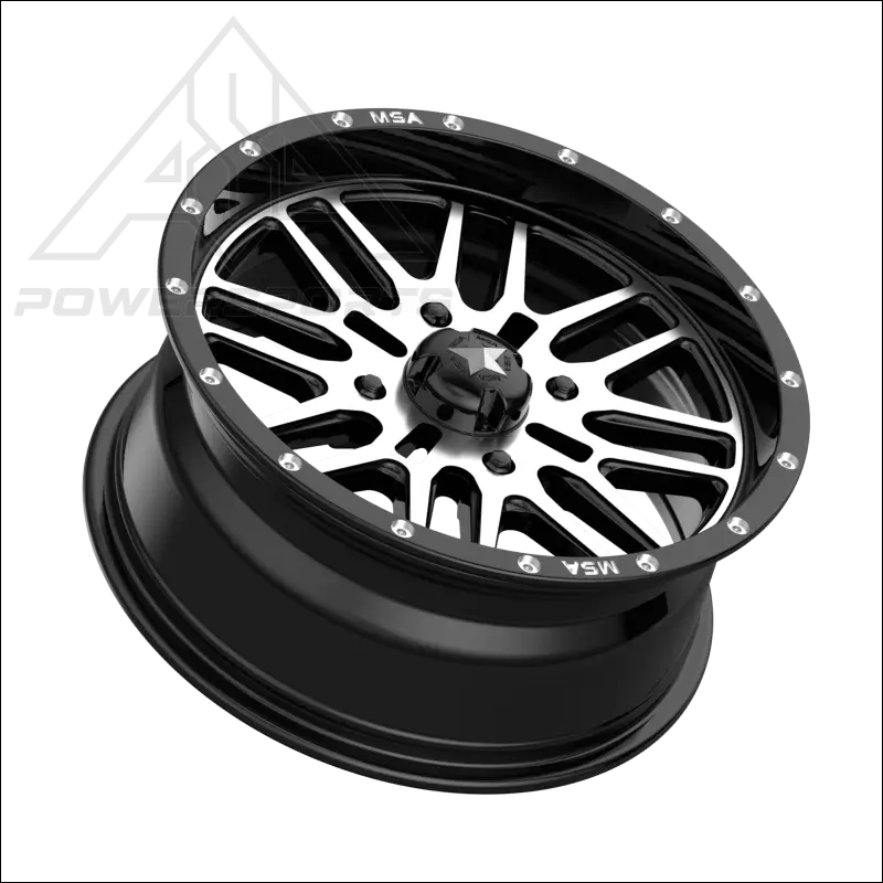 MSA M38 Brute - Gloss Black Machined - Wheels
