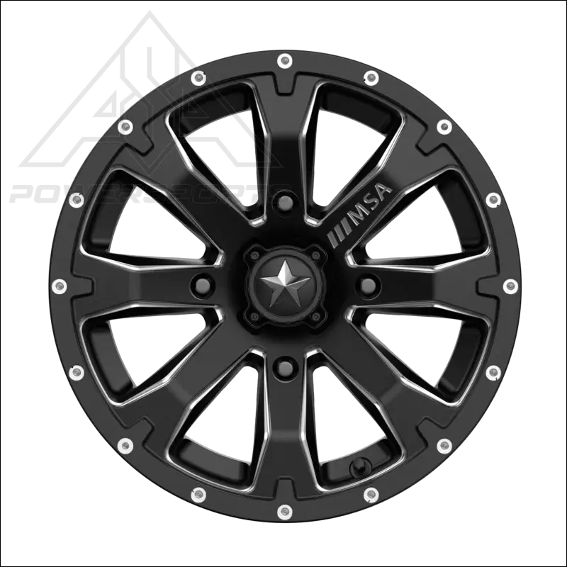MSA M42 Bounty - Gloss Black Milled - Wheels