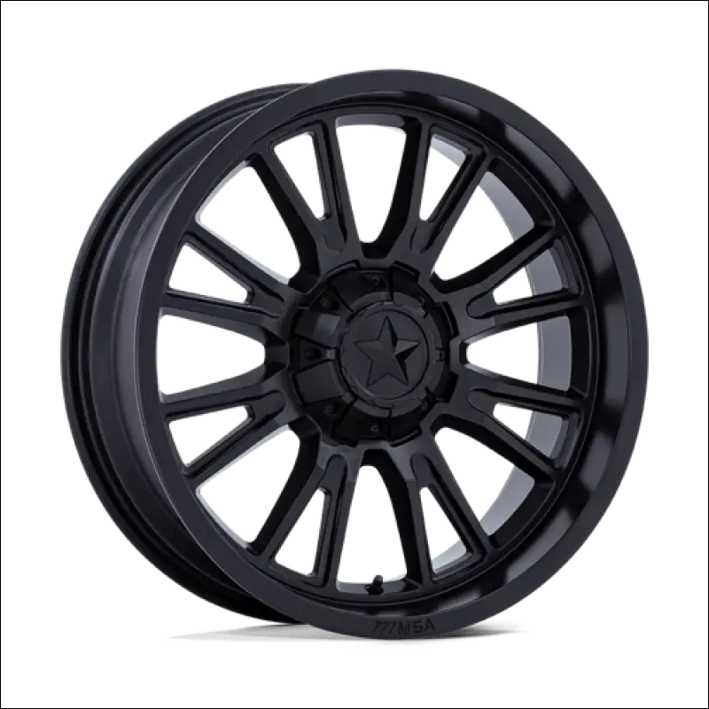 MSA M51 Thunderlips Matte Black UTV Rims - 22x7 / 4x156/4x137 / Wheels