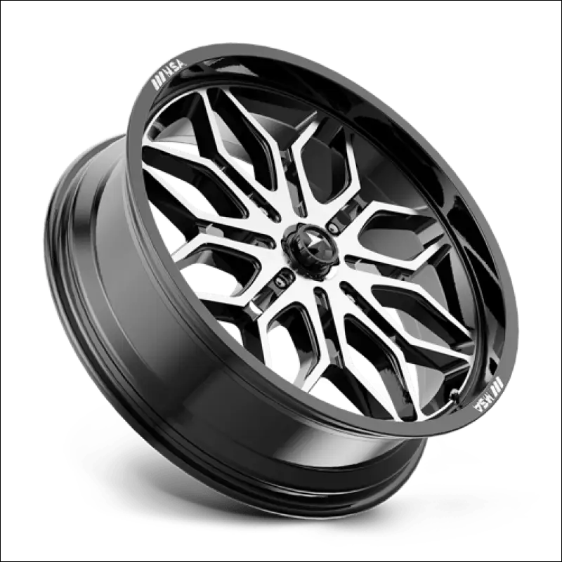 MSA Sniper M47 Machined UTV Rims - 20x7 / 4x137 / 10 - Wheels