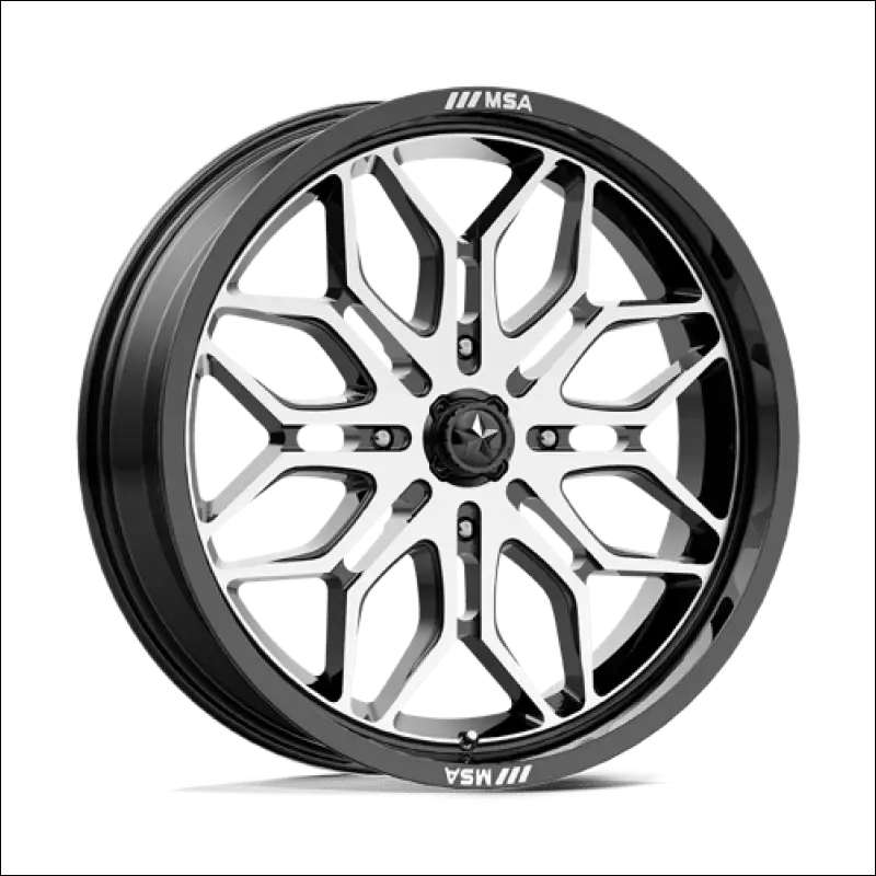 MSA Sniper M47 Machined UTV Rims - 24x7 / 4x137 / 10 - Wheels