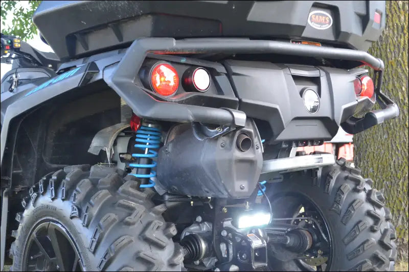 Can Am Outlander 850 and 1000 ATV Automatic Reverse Light - 2025+ Gen 3 LED Bar 6 inch 48W Flood Beam + Mounting