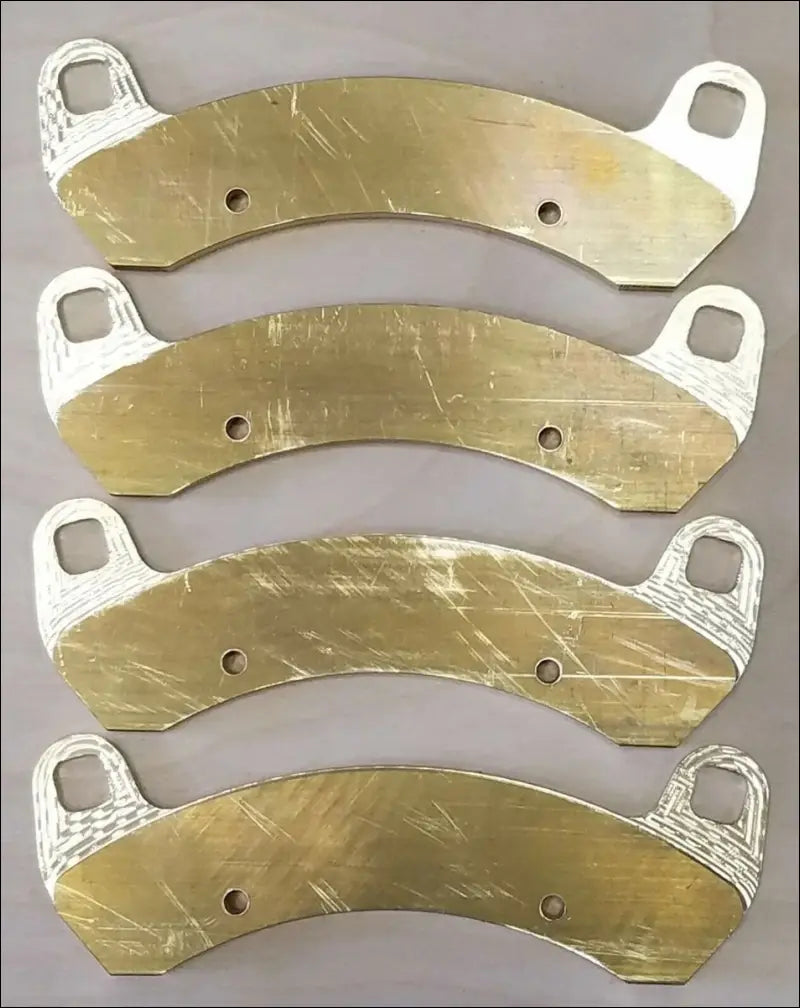 Polaris RZR XP TURBO Solid Brass Brake Pads FRONTS OEM#-2206231 REARS OEM#-2205949 2203747