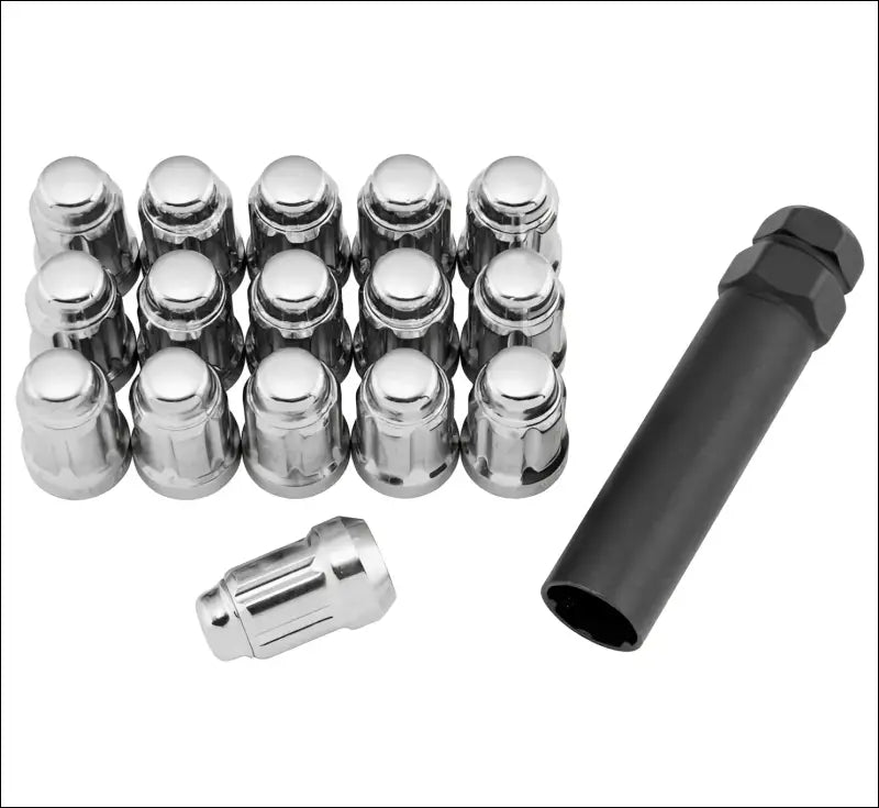 QuadBoss Polished Spline Lug Nuts - 12 x 1.25mm - Wheels
