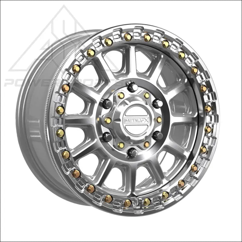 Rampage 6R Beadlock | Gloss Silver Machined