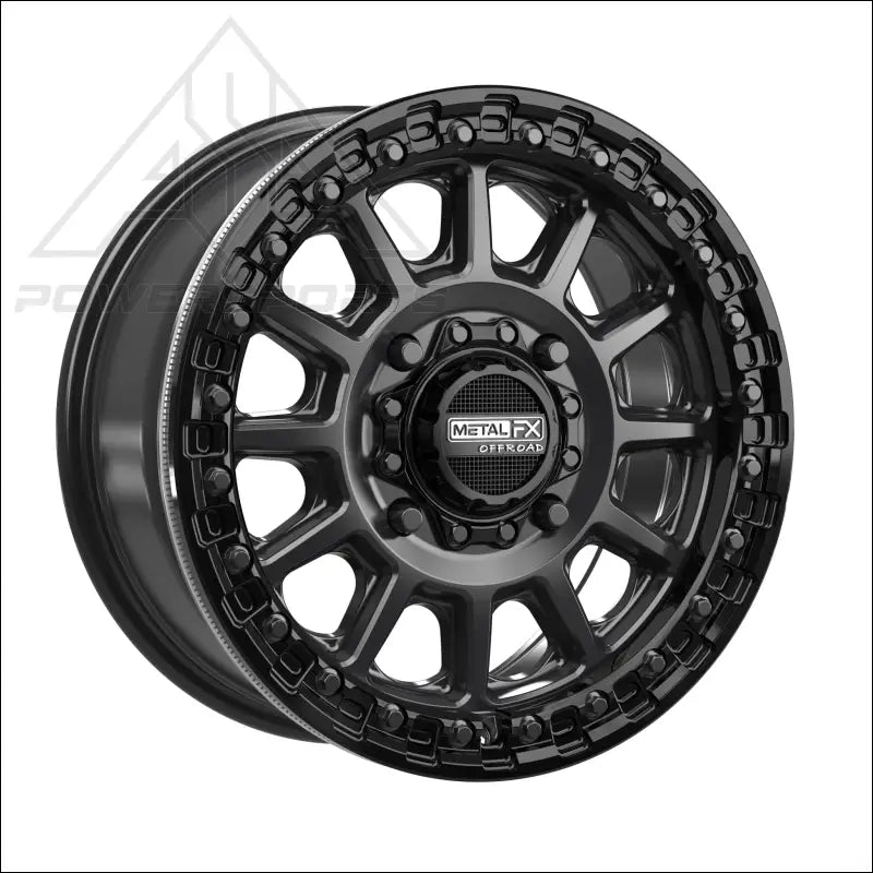 Rampage Beadlock | Satin Black w/ Gloss Ring