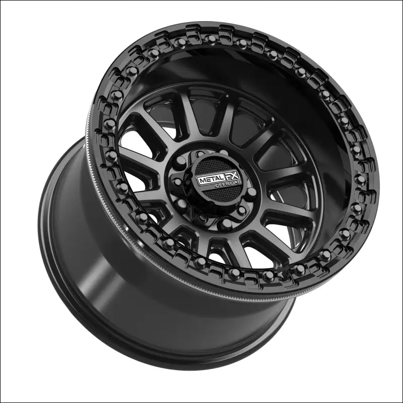Rampage R Beadlock | Satin Black w/ Gloss Ring - 15x10 | +0mm/5 + 5 | 5x4.5 | 78842 (Polaris 5-Lug / Segway Super