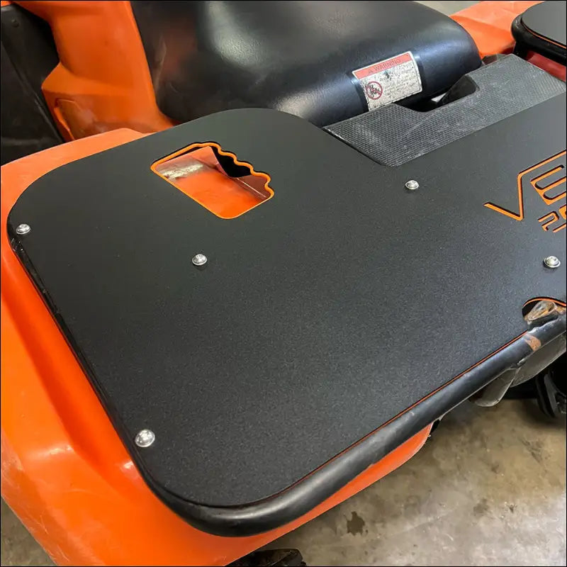 Rear Cooler Rack for 2014-2019 Honda Foreman and Rancher - Textured Black / Red