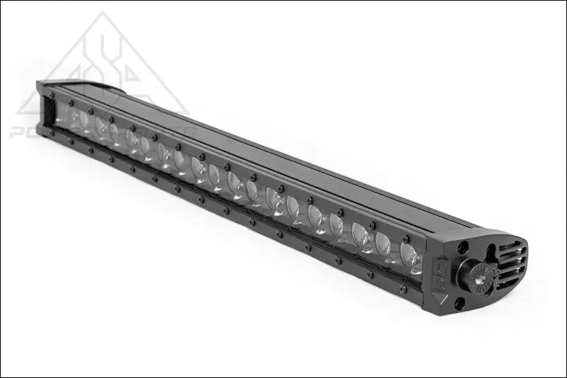 Rough Country 70720BLDRLA 20 Inch Black Series LED Light Bar | Single Row | Amber DRL - Lighting