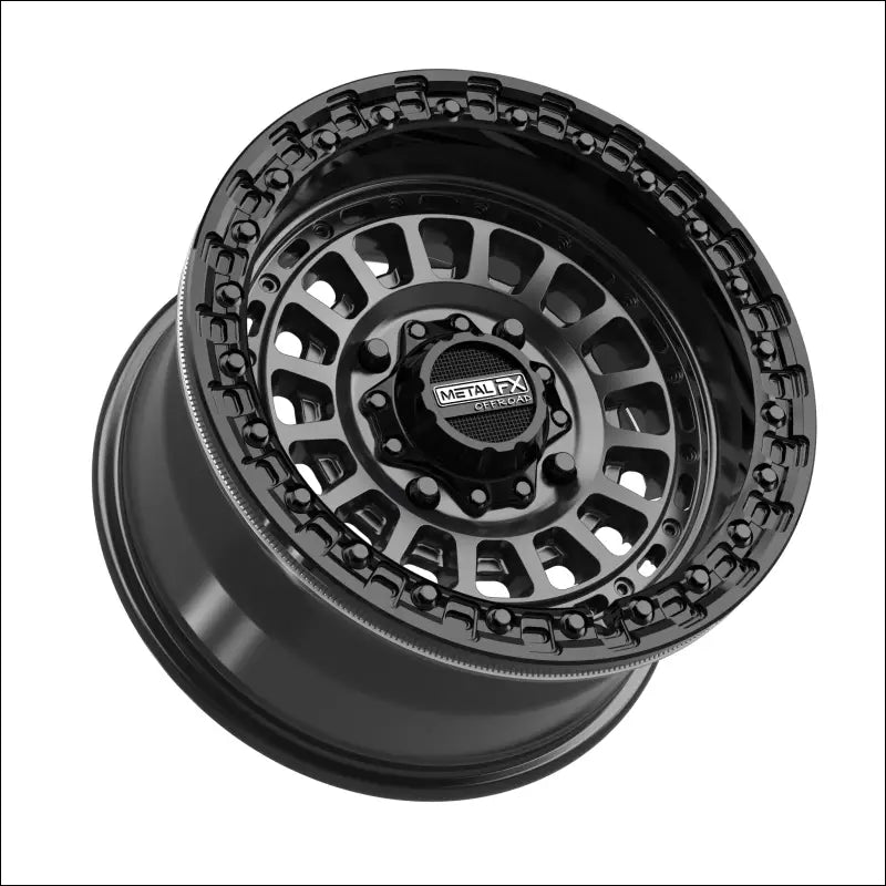 Sicario Beadlock | Satin Black w/ Gloss Ring - 15x8 | 0mm/4 + 4 | 4x136/4x137 | 78902 (Can-Am / Honda)