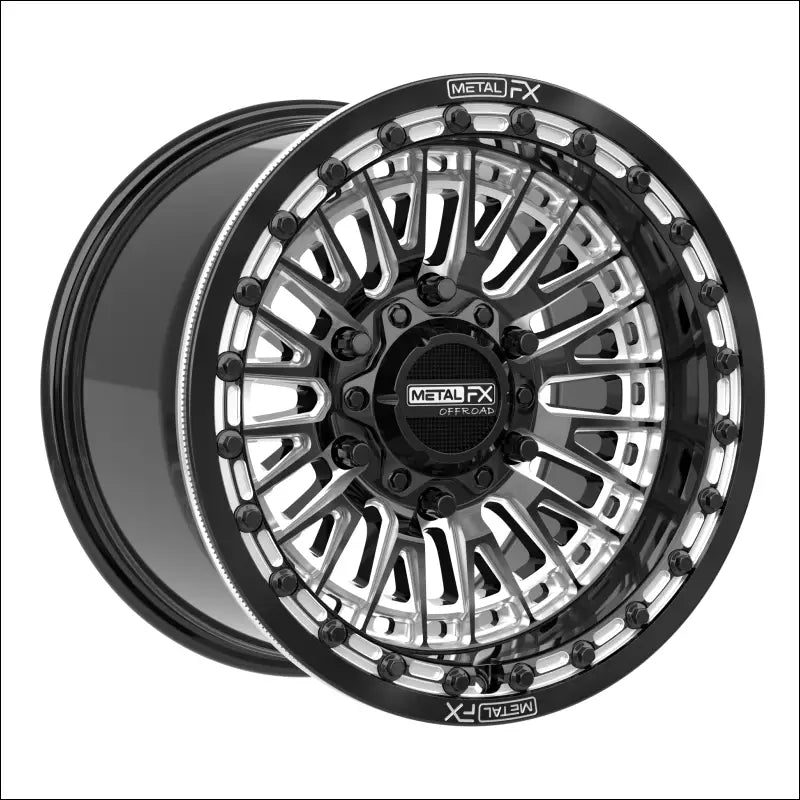 Slayer 6R Beadlock | Gloss Black Contrast Cut - 15x10 | +25mm/6 + 4 | 6x5.5 | 98691 (Maverick R) - Wheels