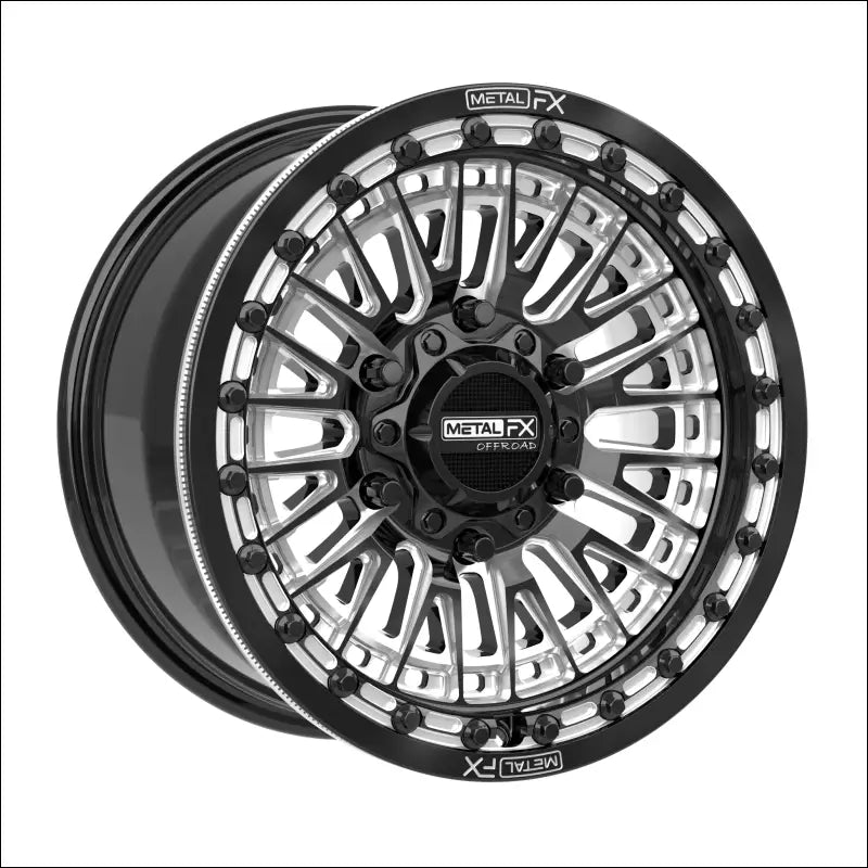 Slayer 6R Beadlock | Gloss Black Contrast Cut - 15x8 | +25mm/5 + 3 | 6x5.5 | 98681 (Maverick R) - Wheels