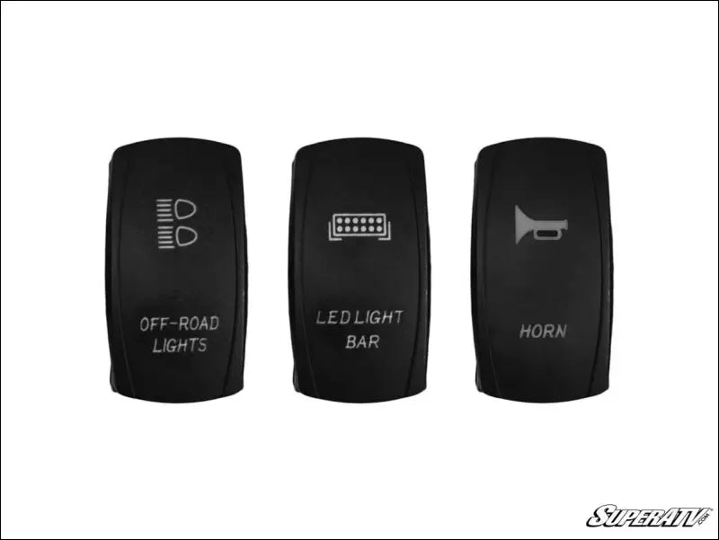 SuperATV 12V / 20A Off-Road Rocker Switches - Turn Signal Kit