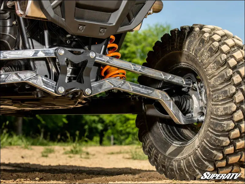SuperATV 2024 + Polaris RZR XP High Clearance Billet Radius Arms - Rods