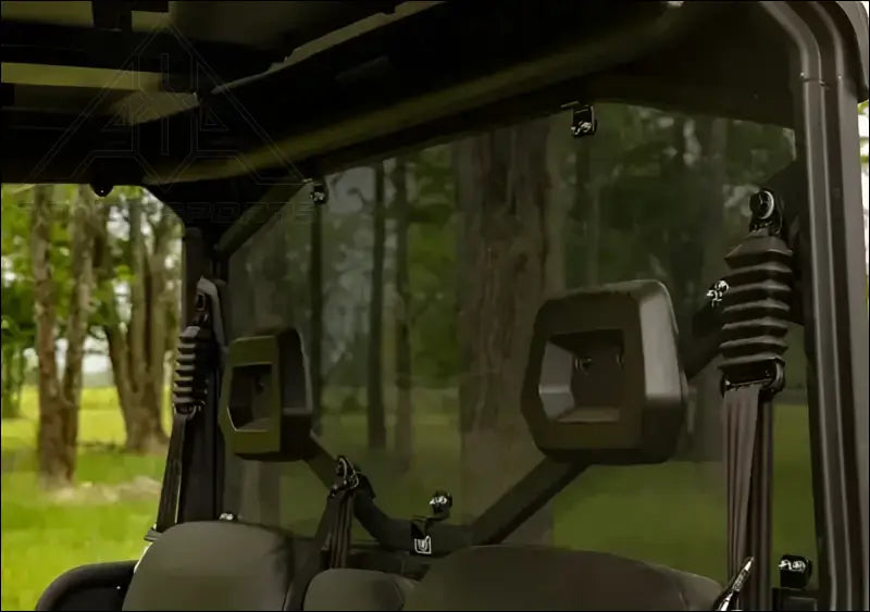 SuperATV Can-Am Defender Rear Windshields - Tinted - Windshield