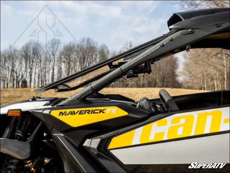 SuperATV Can-Am Maverick R Maxdrive Power Flip Windshield