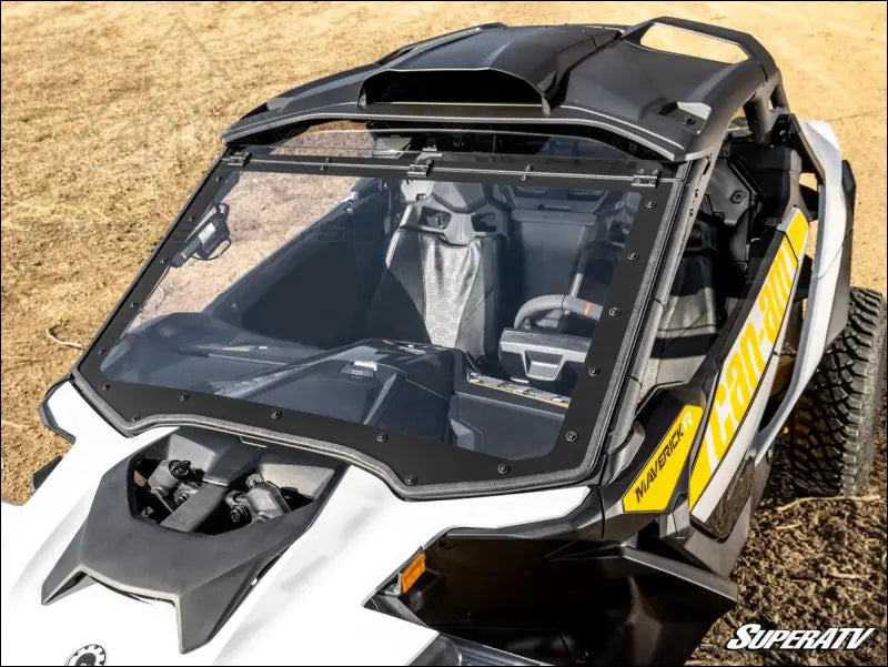 SuperATV Can-Am Maverick R Maxdrive Power Flip Windshield