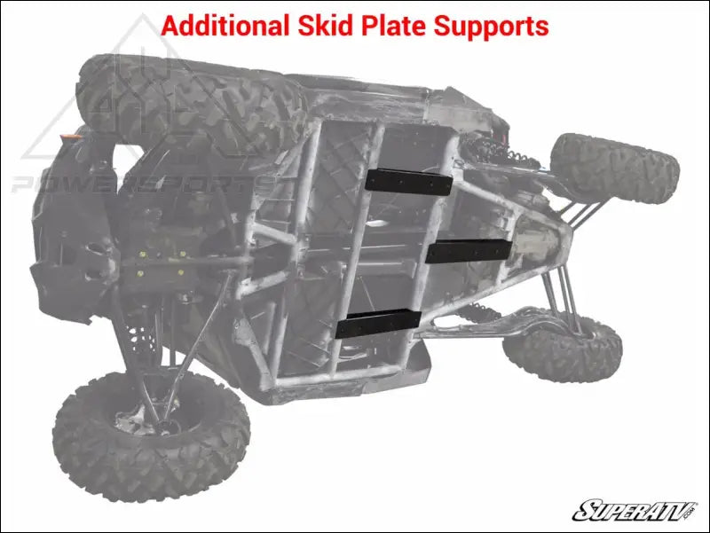 SuperATV Can-Am Maverick X3 Full Skid Plate - Plates