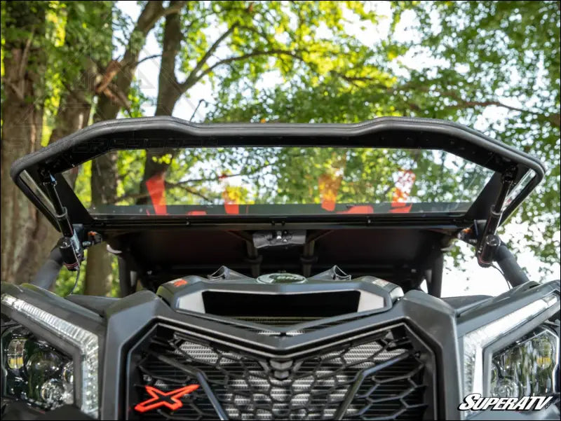 SuperATV Can-Am Maverick X3 Maxdrive Power Flip Windshield Window
