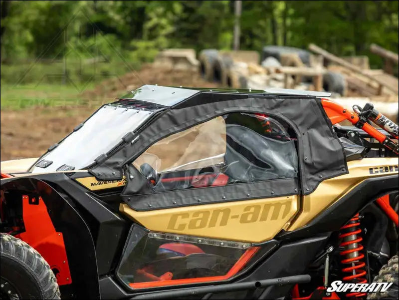 SuperATV Can-Am Maverick X3 Primal Soft Cab Enclosure Upper Doors - Enclosures