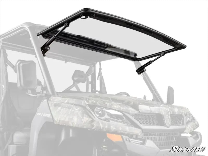 SuperATV CFMOTO UForce 1000 MaxDrive Power Flip Windshield - 2019-2020 - Front Windshields